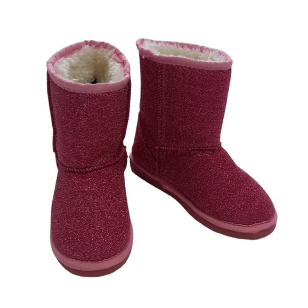 New Dawgs Frost Aussie Style Pink Glitter Boots